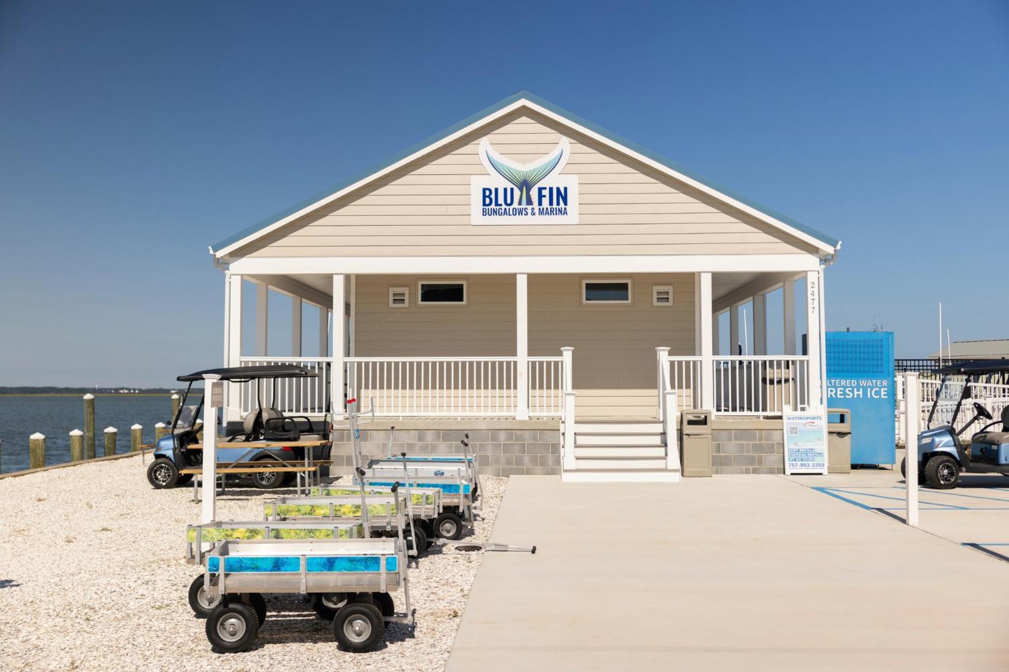 Blufin Bungalows & Marina Chincoteague Buitenkant foto