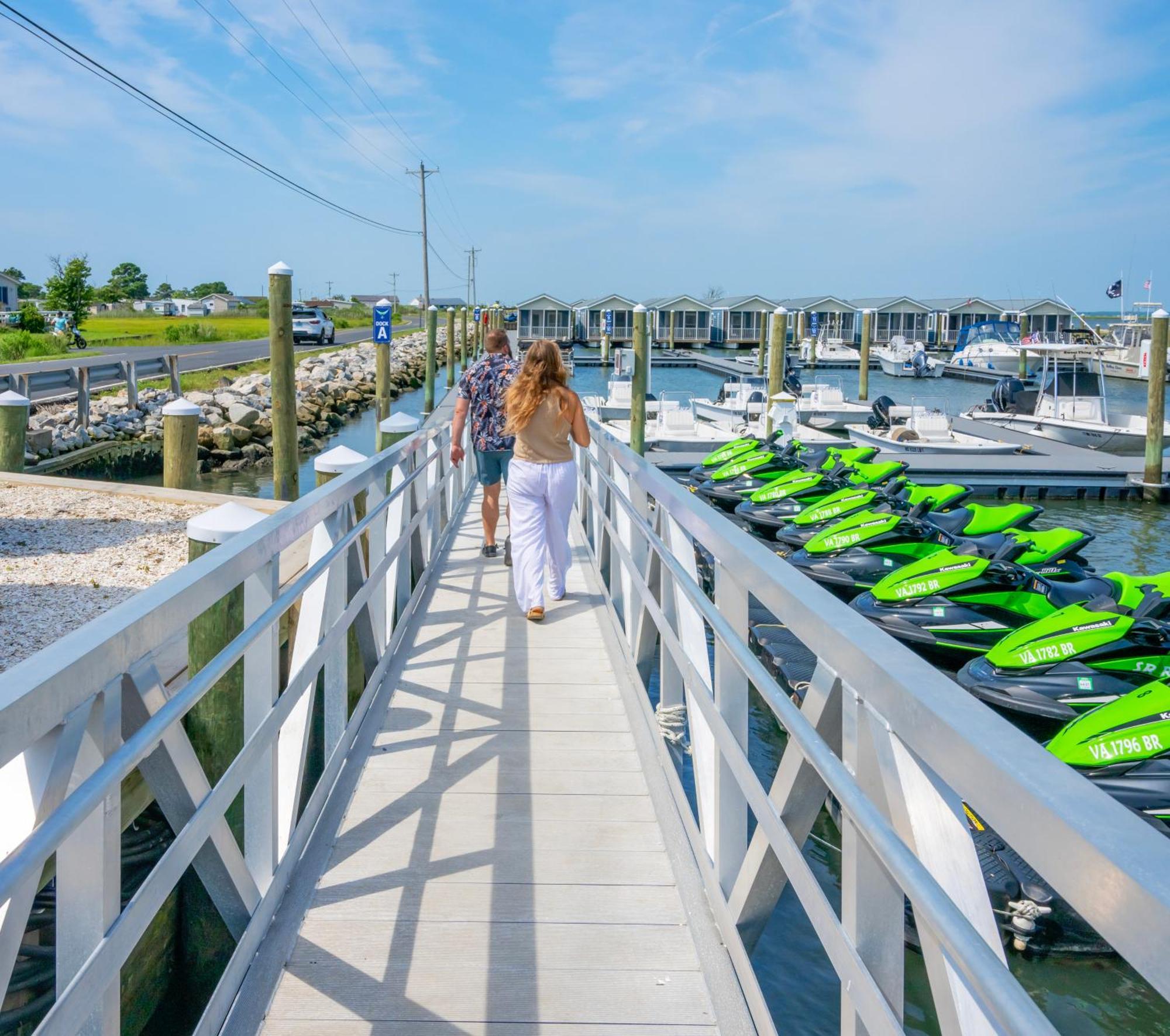 Blufin Bungalows & Marina Chincoteague Buitenkant foto